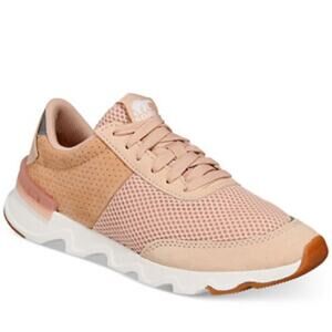 NEW Sorel Women Kinetic Lite Lace Low Top‎ Sneakers Size US 7 Natural Tan Beige